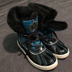 Pastry Turquoise Plaid Cutie Pie Boot
